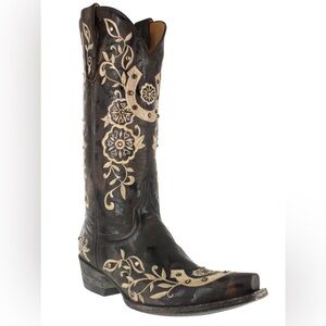 Old Gringo Lucky 🍀 horseshoe boots chocolate brown 10